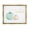 Stupell Industries Welcome Home Pumpkin Phrase Framed Floater Canvas Wall Art